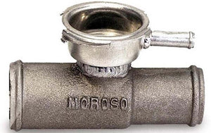 Moroso 63745 Radiator Hose Filler - 1-1/4in Hose to 1-1/4in Hose - Cast Aluminum