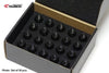 Cusco 00B 738 1520B Universal Wheel Lug Nut Set M12 x P1.5mm - Black (20pcs)