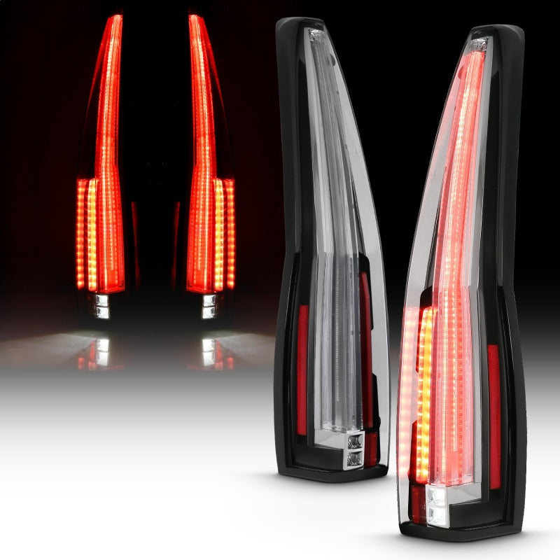 ANZO 311297 2014 fits Chevrolet 07-20 TahOE Led Taillights Red/Clear