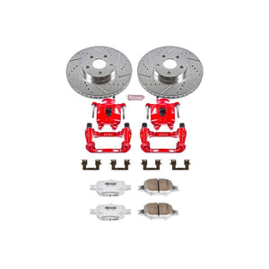 PowerStop KC2313 26 fits Scion tC Front Z26 Street Warrior Brake Kit w/Calipers