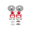 PowerStop KC2313 26 fits Scion tC Front Z26 Street Warrior Brake Kit w/Calipers