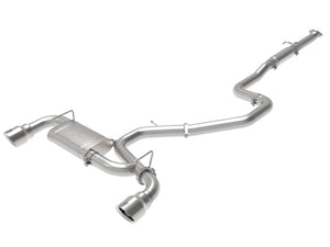 AFE 49-37010-P  Exhaust Cat-Back 19-20 fits Hyundai Veloster N 304SS Polished D
