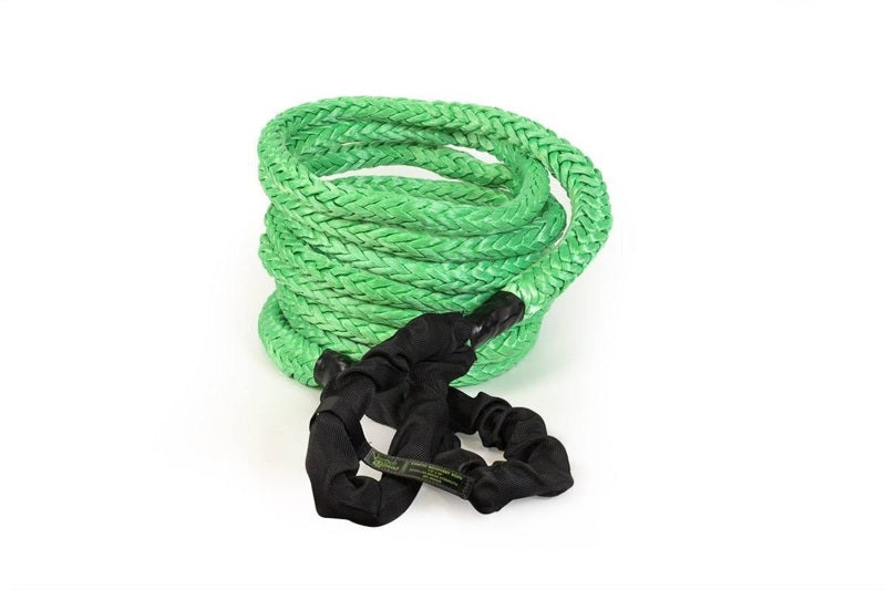 Voodoo Offroad 1300002A 2.0 Santeria Series 7/8in x 30 ft Kinetic Recovery Rope with Rope Bag - Green