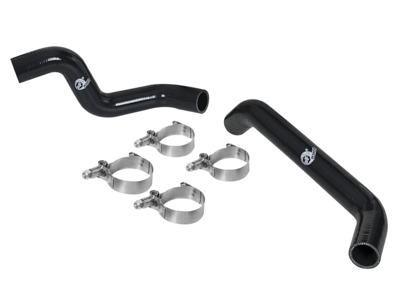 AFE 46-50004-B unner Radiator Hose Kit w/ Black Hoses 07-11 fits Jeep Wrangler