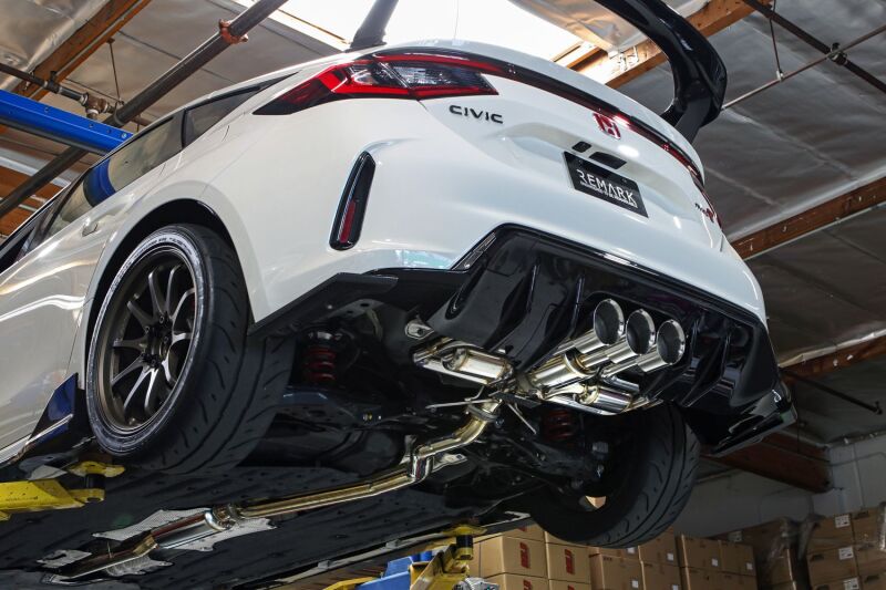 Remark RK-C3076H-09 2023+ fits Honda Civic Type-R (FL5) Triple Tip Catback Exhaust w/ Triple Tip & Front Pipe