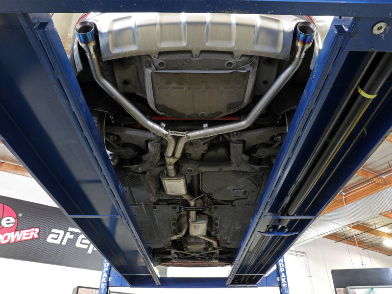 AFE 49-36438-L orce-Xp 13-16 fits Audi Allroad L4 SS Cat-Back Exhaust w/ Blue F