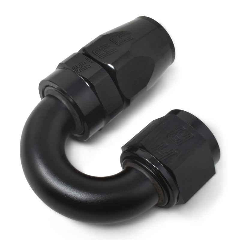 Russell 613535 Performance -12 AN Black 180 Degree Full Flow Swivel Hose End