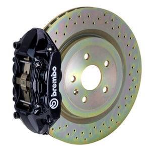 Brembo 1P4.7002A1 Brembo 11-18 Focus/13-18 Focus ST Front GT BBK 4 Piston Cast 336 x28 1pc Rotor Drilled-Black
