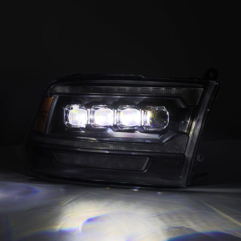 AlphaRex 880555 09-18 fits Dodge Ram 2500 NOVA LED Proj Headlights Plank Styl