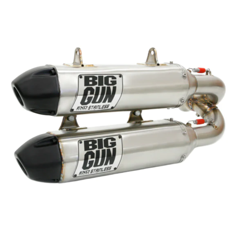 Big 14-7952 Gun 2014 fits Polaris RZR XP 1000/RZR XP 4 1000 EXO Stainless Dual Slip On Exhaust