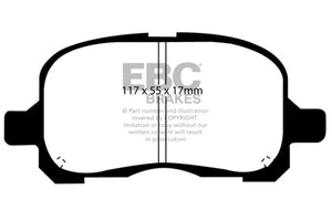 EBC UD741 98-02 fits Chevrolet Prism 1.8 Ultimax2 Front Brake Pads
