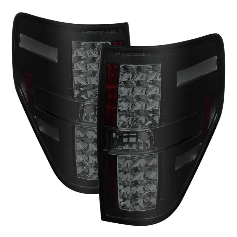 Spyder 5078148 fits Ford 09-14 F150 LED Tail Lights Black Smoke ALT-YD-FF15009-