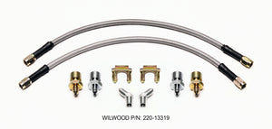 Wilwood 220-13319 Flexline Kit Front fits Bronco 66-77