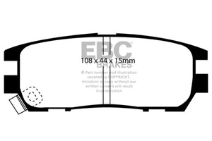 EBC UD567 92-97 fits Mitsubishi Montero 3.0 Ultimax2 Rear Brake Pads