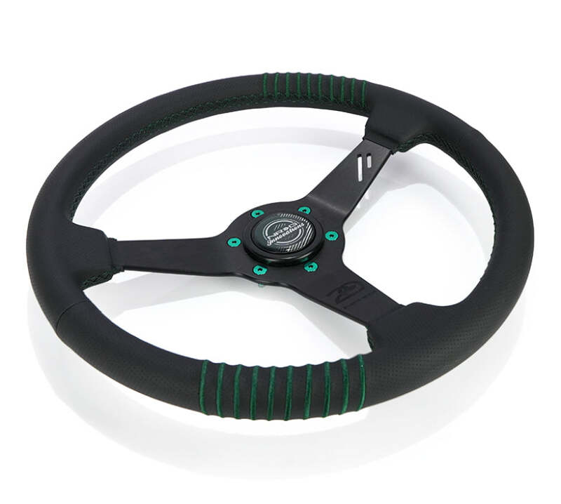 NRG RST-037MB-B-20 RST-037MB-B-20 Steering Wheel 1.5in Dish 350mm Black