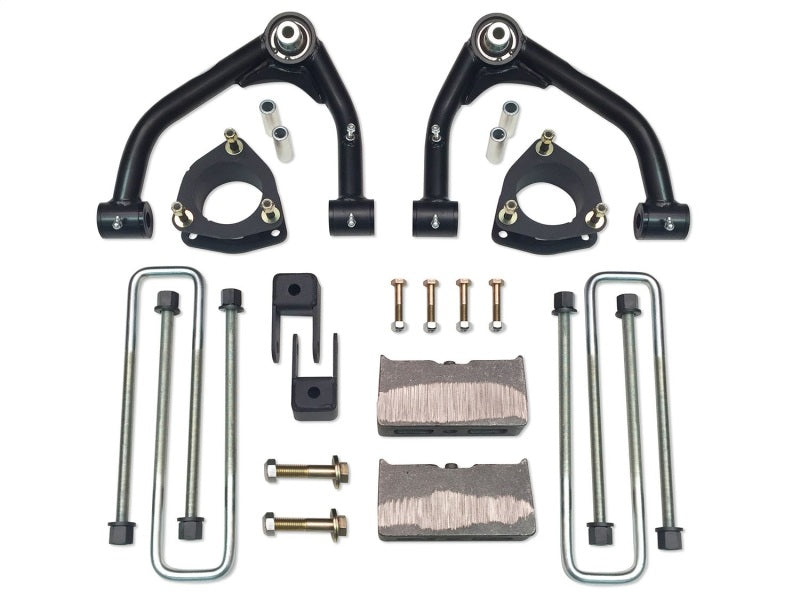 Tuff Country 14067 07-18 fits Silverado 1500 2wd 4in Uni-Ball Lift Kit (w/1 Pc OE Cast Stl Up Arm No Shocks)