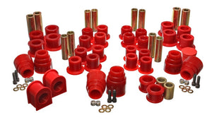 Energy Suspension 4.18120R 00-04 fits Ford Excursion 4WD Red Hyper-flex Master Bushing Set