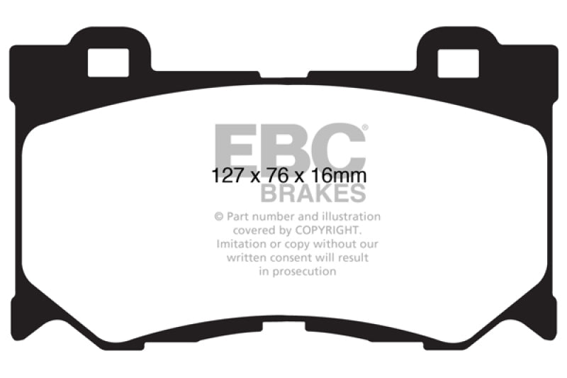 EBC DP21823 fits Infiniti 08-15 G37 3.7 Greenstuff Front Brake Pads