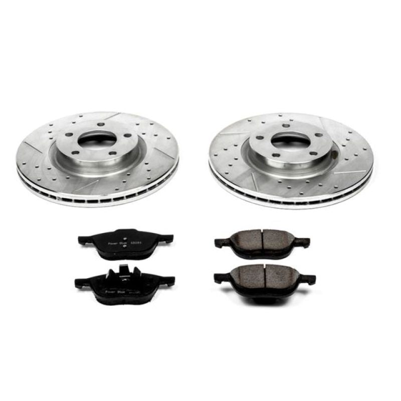 PowerStop K125 fits Mazda 04-13 3 Front Z23 Evolution Sport Brake Kit