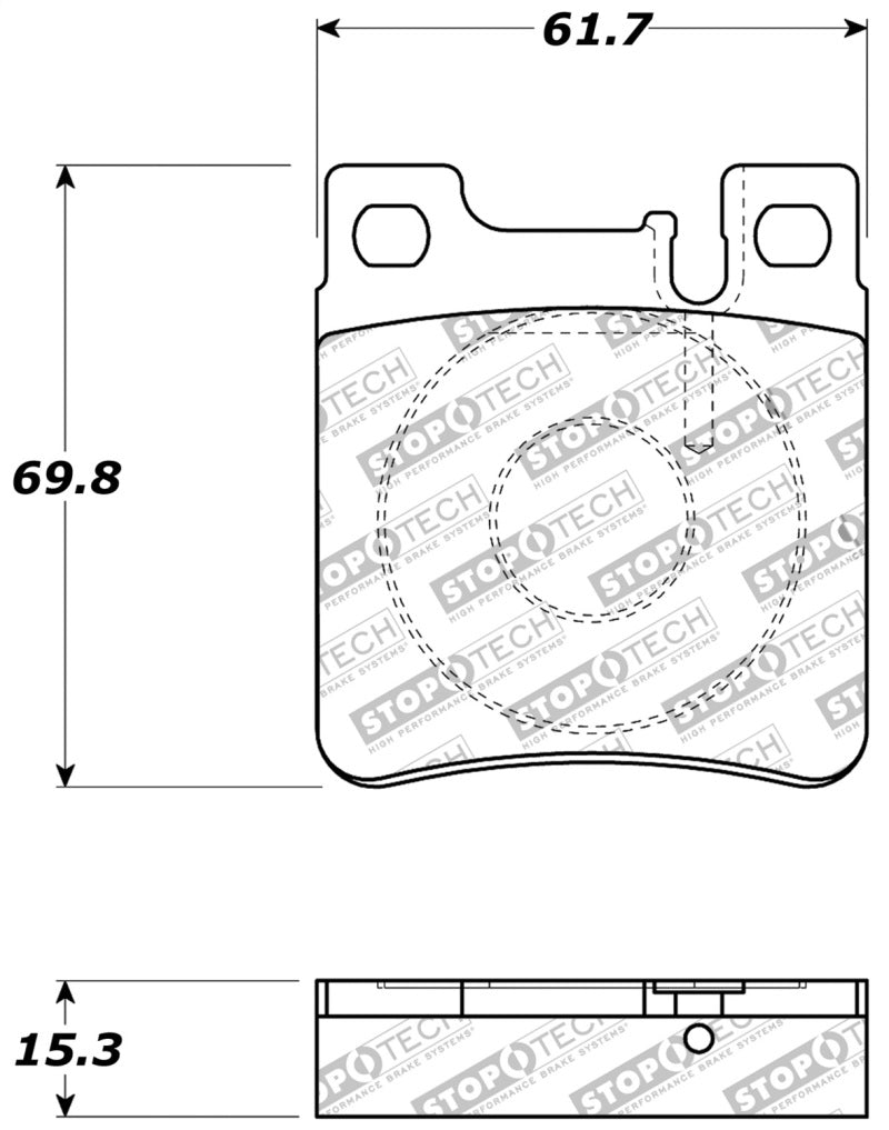 Stoptech 309.0603 Performance Brake Pads