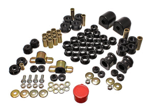 Energy Suspension 7.18104G 91-94 fits Nissan Sentra/NX1600/2000 Black Hyper-Flex Master Bushing Set