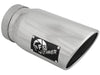 AFE 49T50601-P12  Exhaust Tip Bolt On Polished 5in Inlet x 6in Outlet x 12in Lo