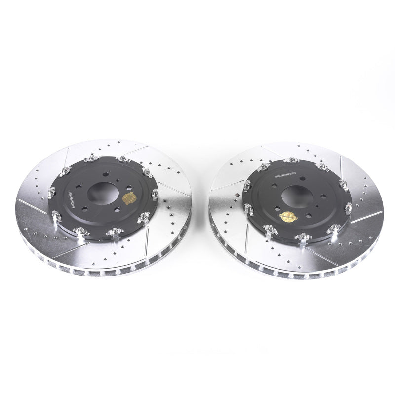 PowerStop fits Nissan 09-11 GT-R Front Evolution Drilled & Slotted Rotors - Pair