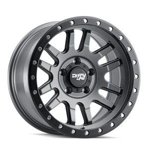 Dirty Life 9309-7973MGT38 9309 fits Canyon Pro 17x9/5x127 BP/-38mm Offset/71.5mm Hub Satin Graphite Wheel - Beadlock