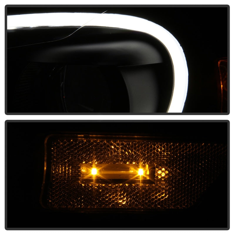 xTune 9042256 06-13 fits Chevrolet Impala LED Light Bar Headlights - Black Smok