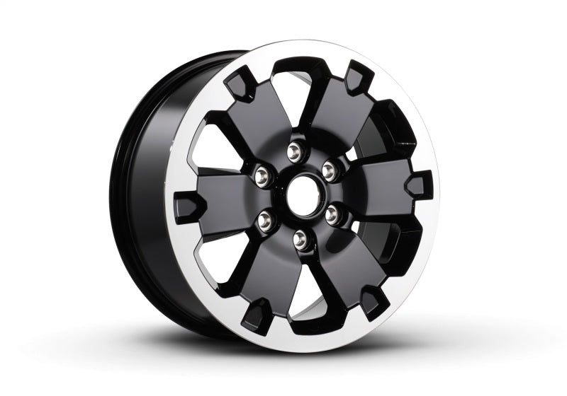 fits Ford 19-21 Racing M-1007K-DC18X8BMF Ranger 18x8in 4 Wheel Kit w/TPMS - Gloss Black w/ Machined Face