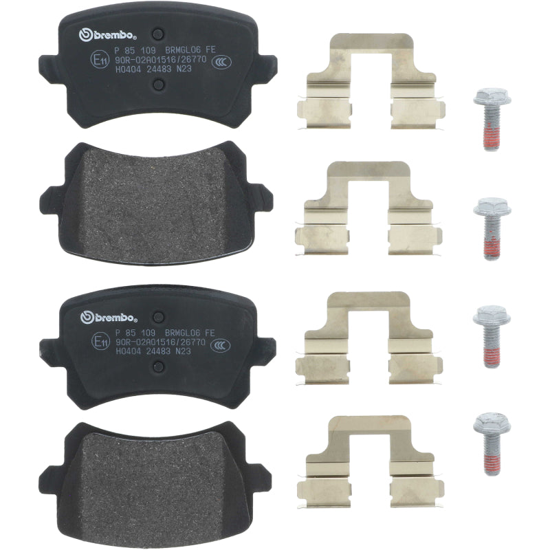 Brembo OE P85109 2015 fits VW Tiguan/CC/Passat/Audi Q3 Rear Low-Met Brake Pad