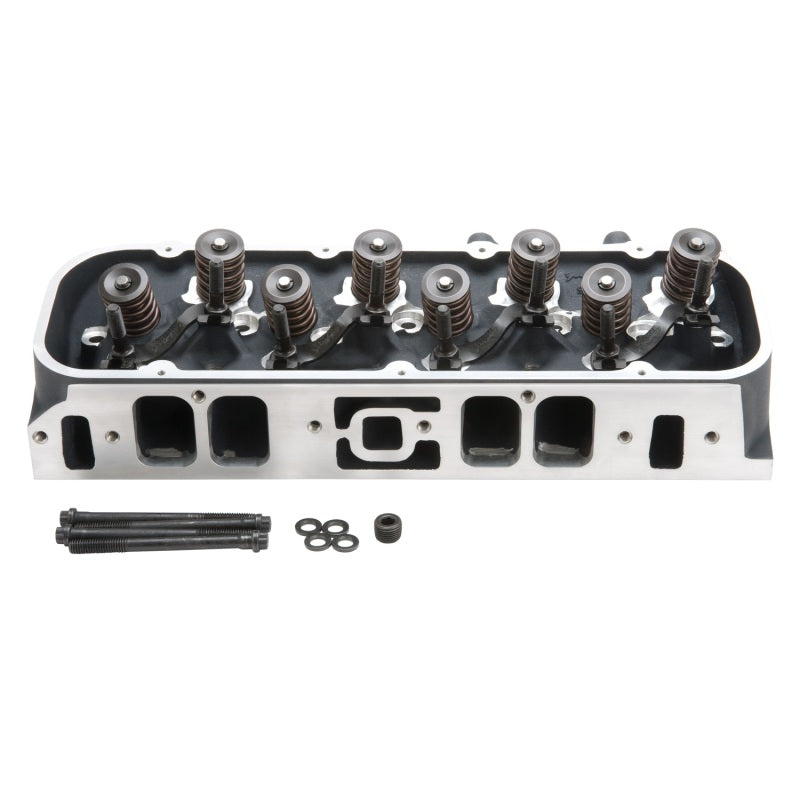 Edelbrock 61555 Cylinder Head BB Chevy Marine Performer RPM Rectangular Port Complete w/ Springs