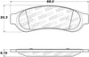 Stoptech 308.1067 Street Brake Pads