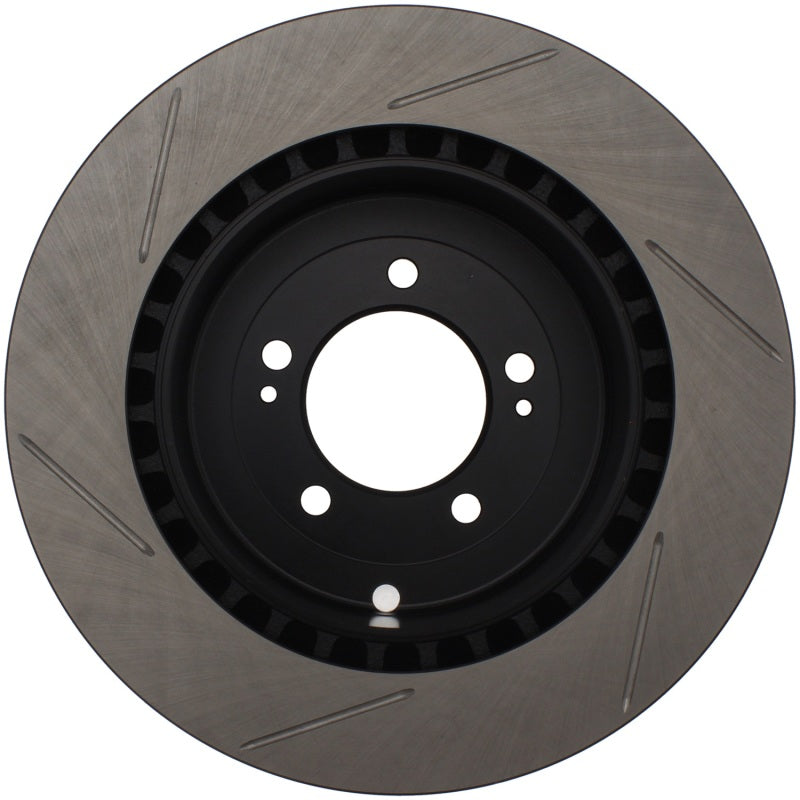 Stoptech 126.46075SL Power Slot 08-09 Evo 10 Slotted Left Rear Rotor