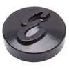 Edelbrock E Logo Black Anodized Nut for Pro-Flo Universal 14in Round Air Cleaners