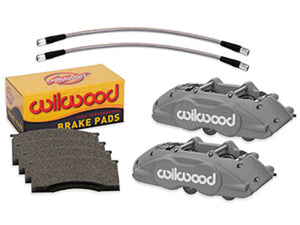 Wilwood 140-16799 fits 65-67 fits Ford Mustang D11 Calipers w/ Pads & Lines - A