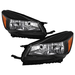 xTune 9042454 13-16 fits Ford Escape OEM Style Headlights -Black (HD-JH-FESCA13