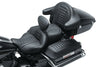 Mustang 79012 Harley Electra Glide Std, Rd Glide ,Rd King, Str Glide Driver Backrest Deluxe - Black