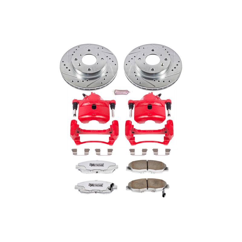 PowerStop fits Honda 98-02 Accord Front Z26 Street Warrior Brake Kit w/Calipers