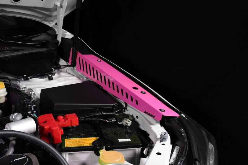 Perrin PSP-ENG-551HP 22-23 fits Subaru WRX Fender Shroud Set - Hyper Pink