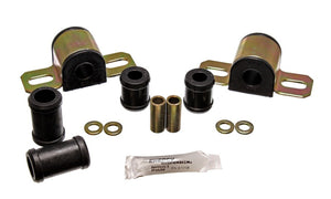 Energy Suspension 3.5103G 67-81 fits Camaro Black 9/16 inch Bar Two Bolt Clamp Style Rear Sway Bar Bushing Set
