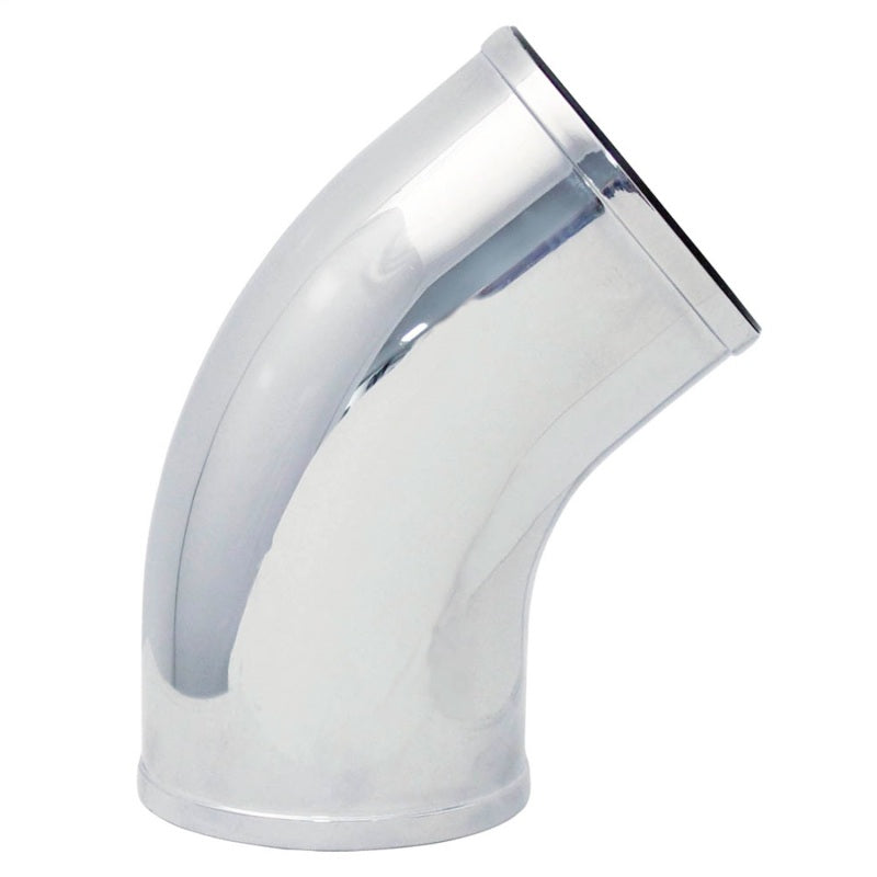 Spectre 87381 Universal Intake Elbow Tube (ABS) 3in. OD / 45 Degree - Chrome