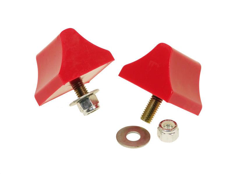 Prothane 19-1303 Universal Bump Stop 1-3/8 X 2 X 2-1/4 Wedge - Red