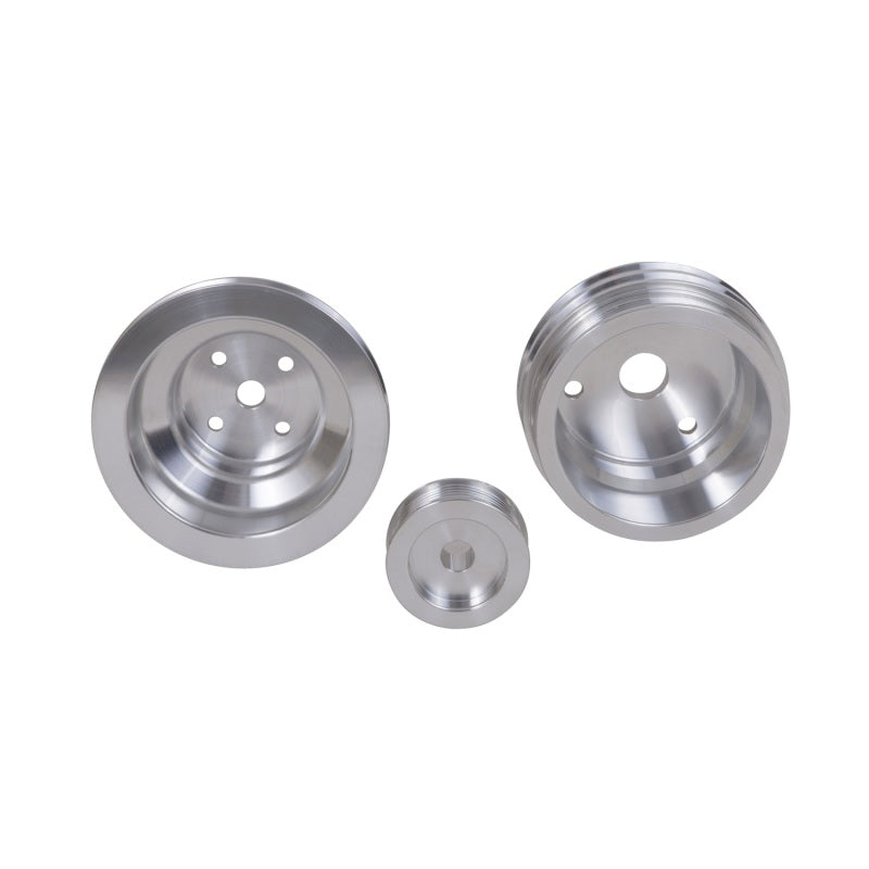 BBK  1598 GM Truck 305 350 Underdrive Pulley Kit - Lightweight CNC Billet Alumin