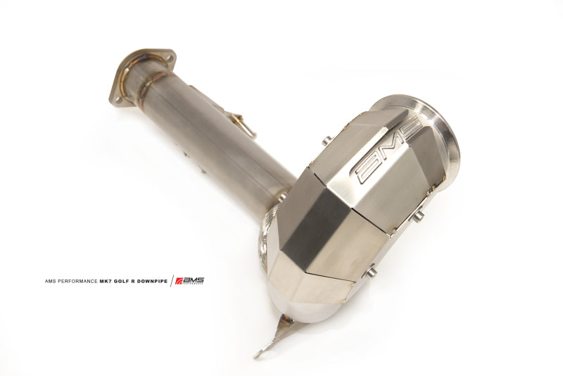 AMS AMS.21.05.0001-1 Performance 2015+ VW Golf R MK7 Downpipe w/High Flow Catalytic Converter