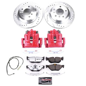 PowerStop KC7008 26 13 fits BMW X1 Rear Z26 Street Warrior Brake Kit w/Calipers