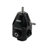 DeatschWerks Compact Carburetor Adjustable Fuel Regulator 6AN x4 Inlets - 6AN Return - Black