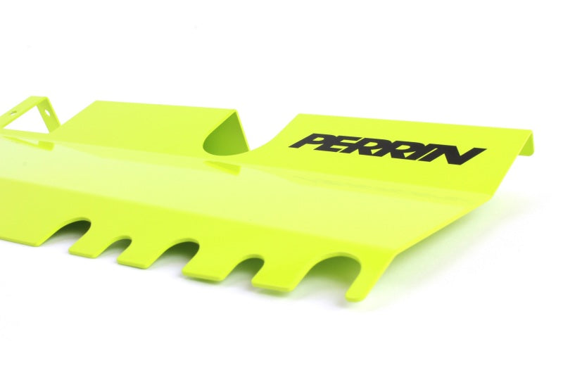 Perrin PSP-ENG-512-4NY 15-21 WRX/STI Radiator Shroud (With OEM Intake Scoop) - Neon Yellow