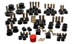 Energy Suspension 11.18102G 90-97 fits Mazda Miata Black Hyper-Flex Master Bushing Set