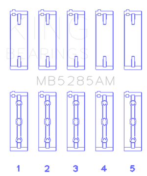 KING KINGMB5285AM0.25 fits KING MB5285AM0.25 Engine Bearings fits Suzuki J18K/J